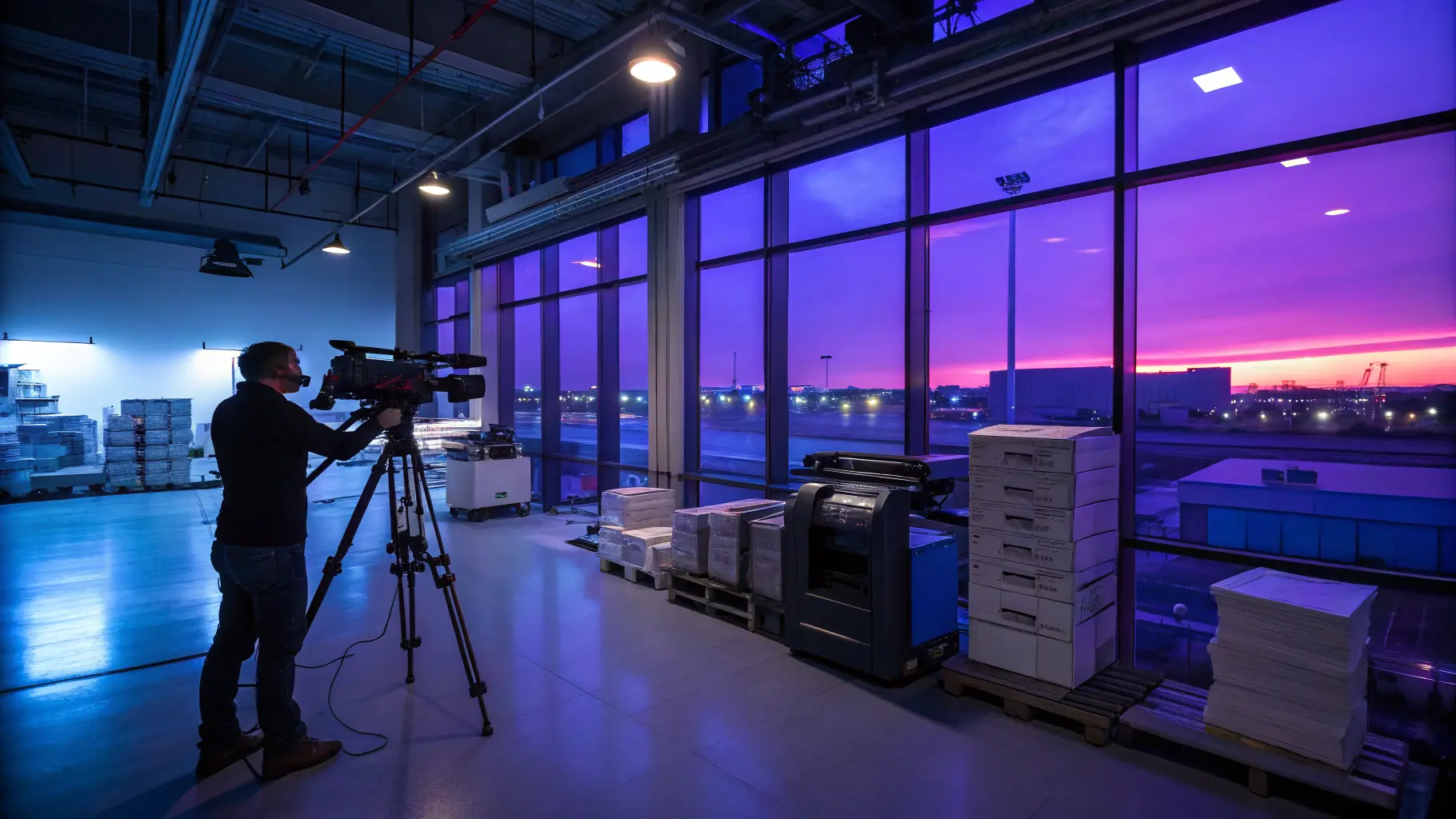Professional print production facility