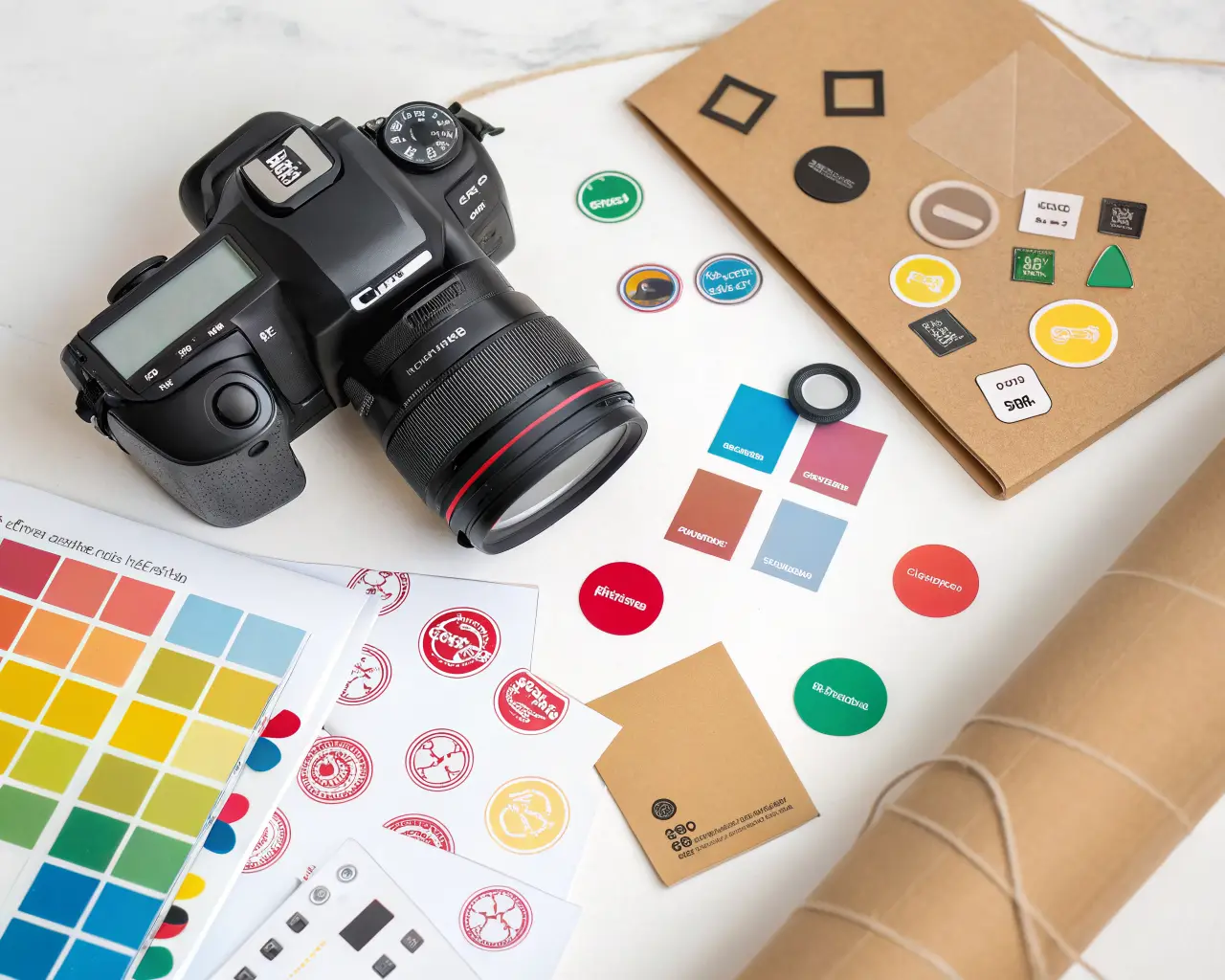 Custom vinyl stickers and product labels